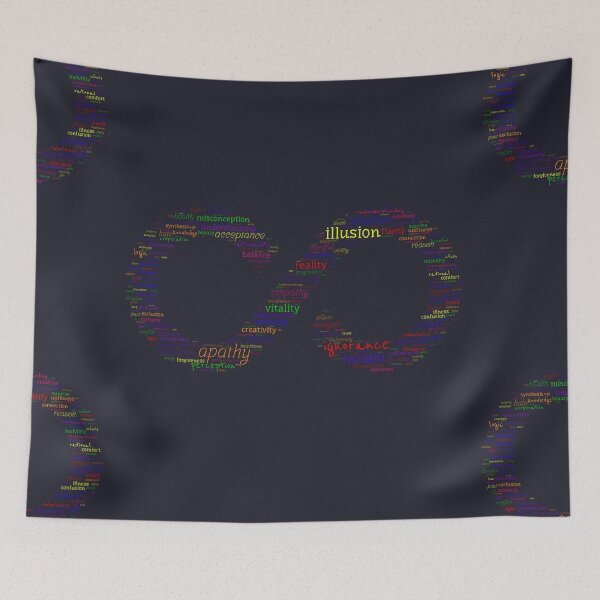 Item preview, "Infinity Symbol" edition of "Realist Dreams Awareness" Word Dualities designed and sold by RealistDreams.