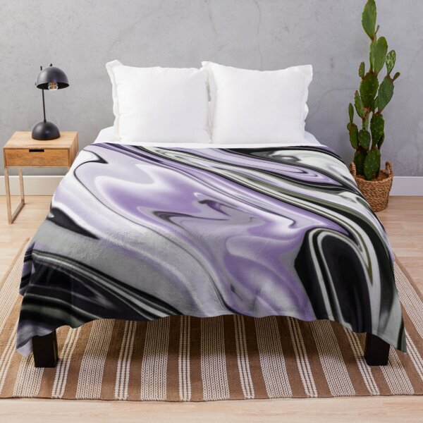 Item preview, Ultra Violet Silver and Lilac Abstract Marble Vector designed and sold by taiche.