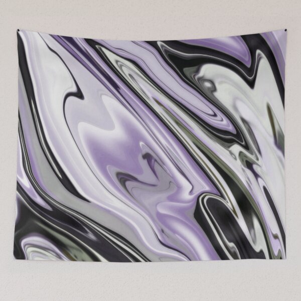 Item preview, Ultra Violet Silver and Lilac Abstract Marble Vector designed and sold by taiche.