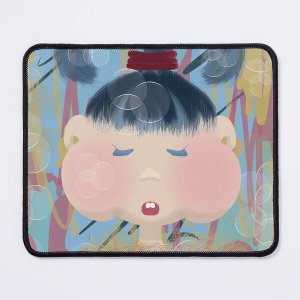 Item preview, Ponytail and Red Scrunchie Girl  designed and sold by Artistestella.