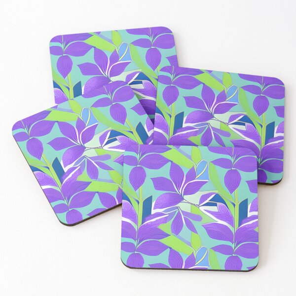 Item preview, Abstract Wisteria on Blue designed and sold by calibrit.