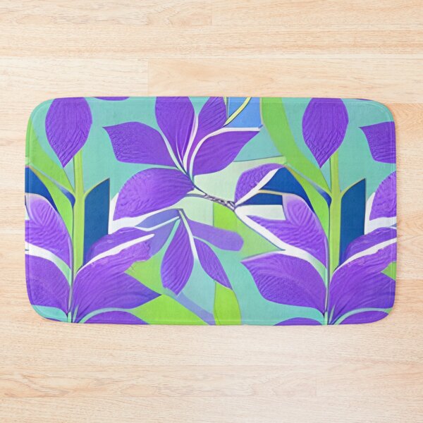 Item preview, Abstract Wisteria on Blue designed and sold by calibrit.