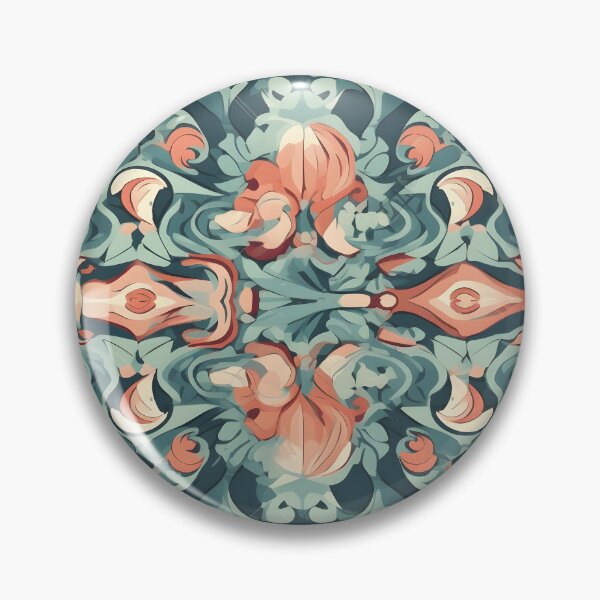 Item preview, Elegant Pattern in Pink, Orange & Blue designed and sold by Patrick Brodeur.