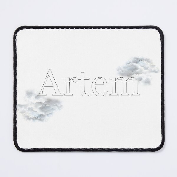 Item preview, "Artem" with clouds around designed and sold by TitoStyle.