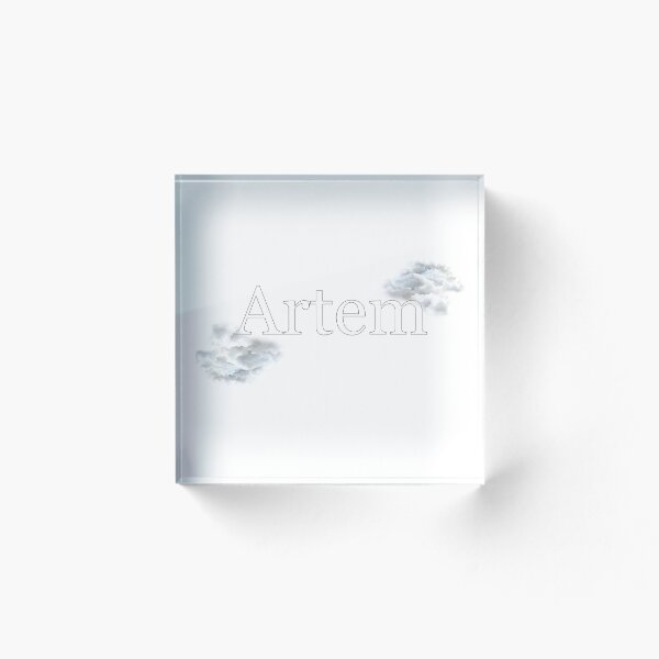 Item preview, "Artem" with clouds around designed and sold by TitoStyle.