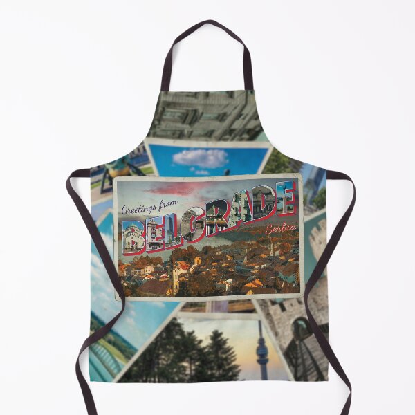 Item preview, Greetings from Belgrade in Serbia Vintage style retro souvenir designed and sold by DeveloperProp0.