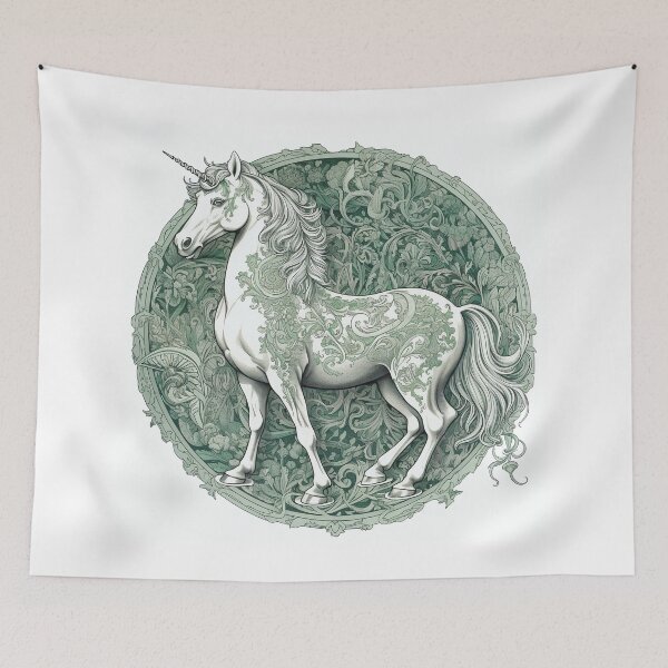 Item preview, Green Unicorn designed and sold by Splargo Digital Prints.