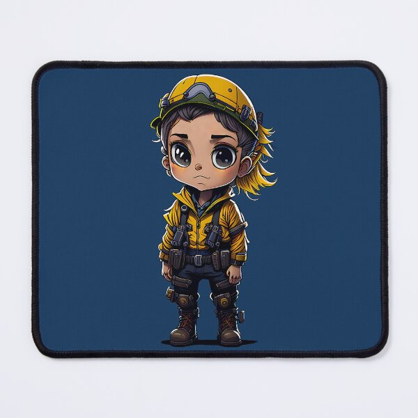 Item preview, Cute girl in construction worker gear and outfit, journeywoman designed and sold by Splachanka.