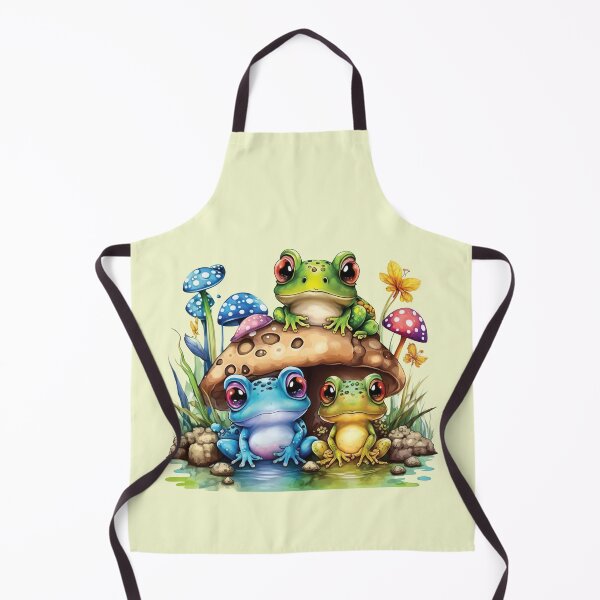 Aperçu de l'œuvre Cottagecore Toadstool Champignon et Grenouille créée et vendue par BuxomBabe21.