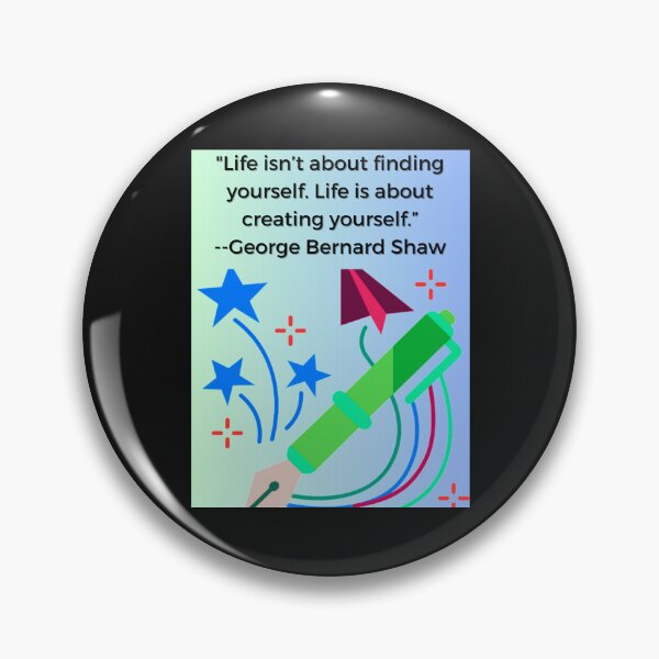 Item preview, Life is About Creating Yourself designed and sold by Planet Agora.
