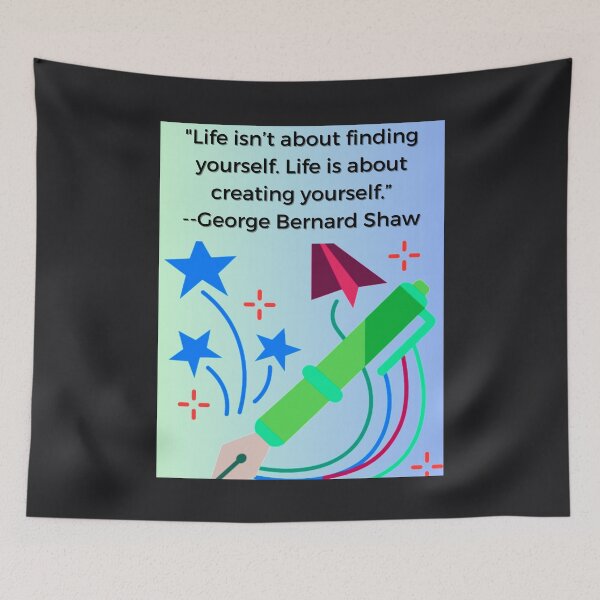 Item preview, Life is About Creating Yourself designed and sold by Planet Agora.