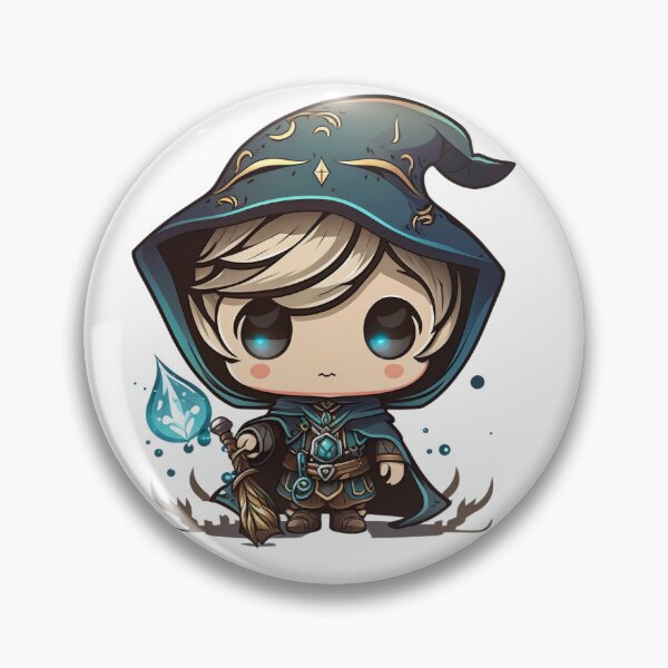 Artikelvorschau, Lil Wizard Chibi  entworfen und verkauft von SaikoDesigns.