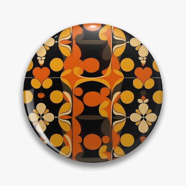 Item preview, Mary Quant vintage style pattern designed and sold by TheInspiredAI.