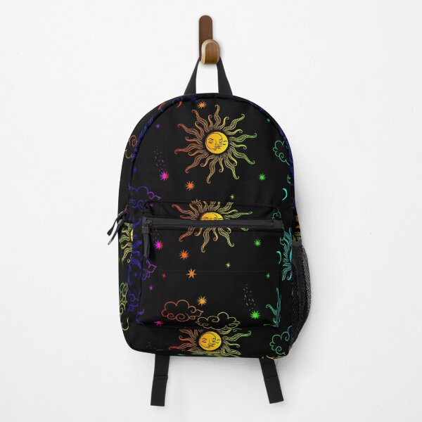 Item preview, celestial sun moon stars clouds rainbow designed and sold by Gossip Rag.