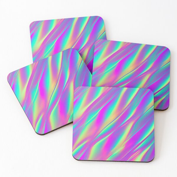 Item preview, 80s-90s Style Holographic Background with Real Cellophane Texture designed and sold by kfir marco.