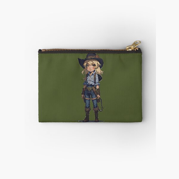 Item preview, Cute cowgirl with boots, hat and holsters designed and sold by Splachanka.