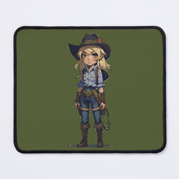 Item preview, Cute cowgirl with boots, hat and holsters designed and sold by Splachanka.