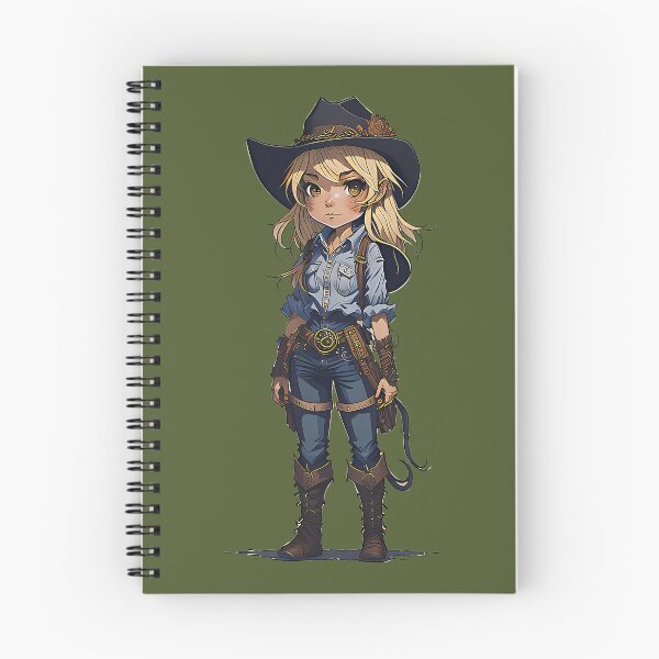 Item preview, Cute cowgirl with boots, hat and holsters designed and sold by Splachanka.
