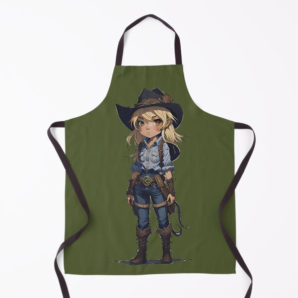 Item preview, Cute cowgirl with boots, hat and holsters designed and sold by Splachanka.