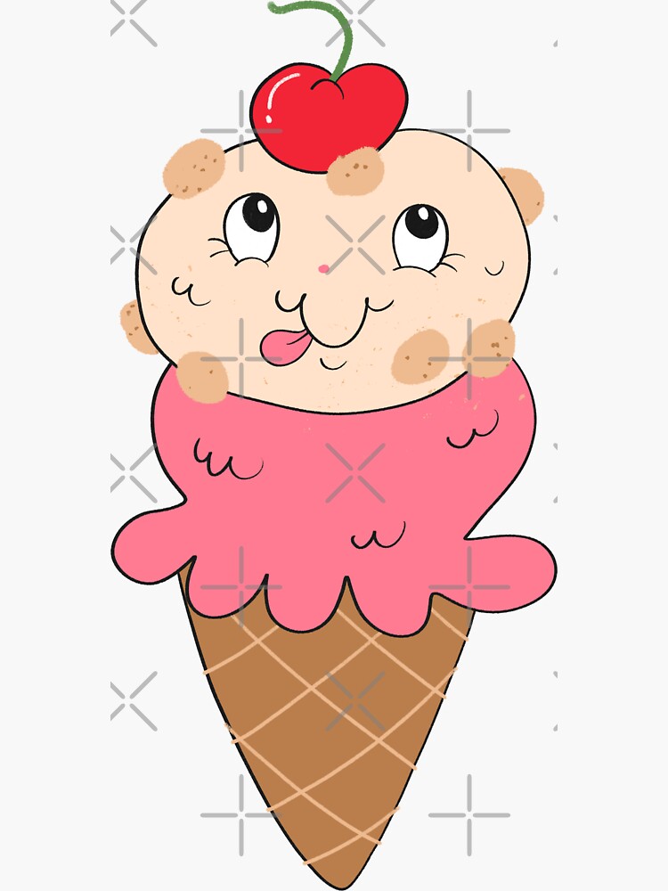Cookie Dough Scoop - Strawberries & Cream