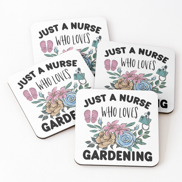 Item preview, Just a nurse who loves gardening designed and sold by TaraGbear.