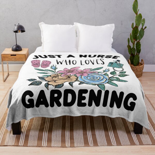 Item preview, Just a nurse who loves gardening designed and sold by TaraGbear.