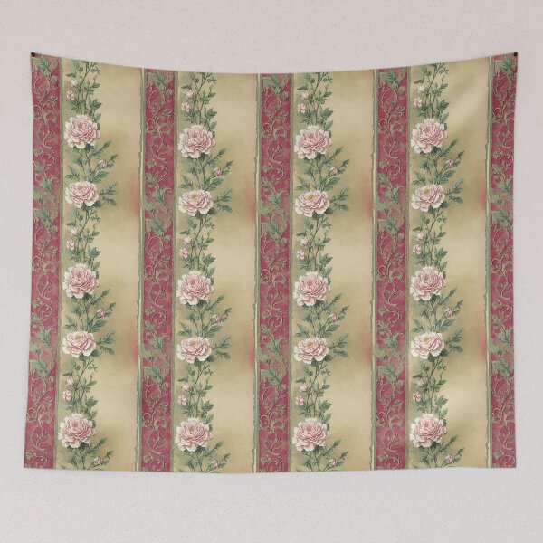 Item preview, Pink Carnation Flowers vintage paper ephemera collage art designed and sold by Atomura.