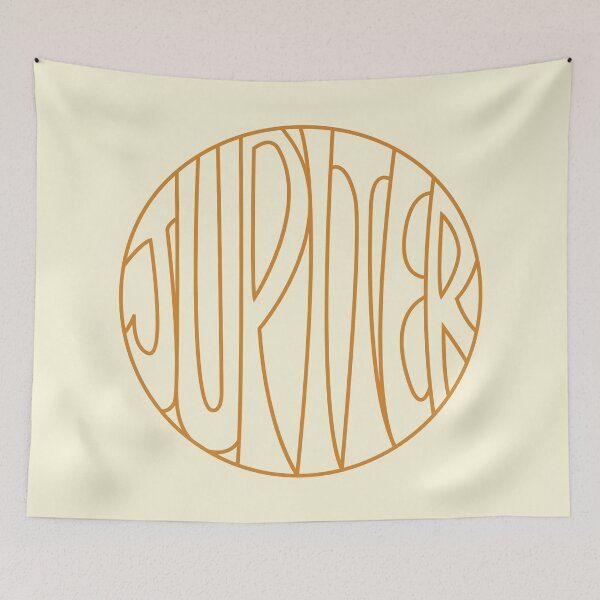 Item preview, Yellow outlined "Jupiter" designed and sold by 3RingsSaturn.