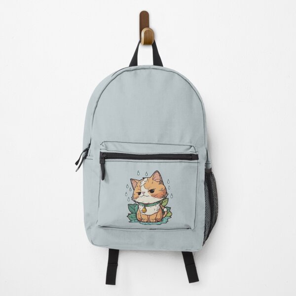 Item preview, Smug Kitten in the Rain designed and sold by RandomForestBot.