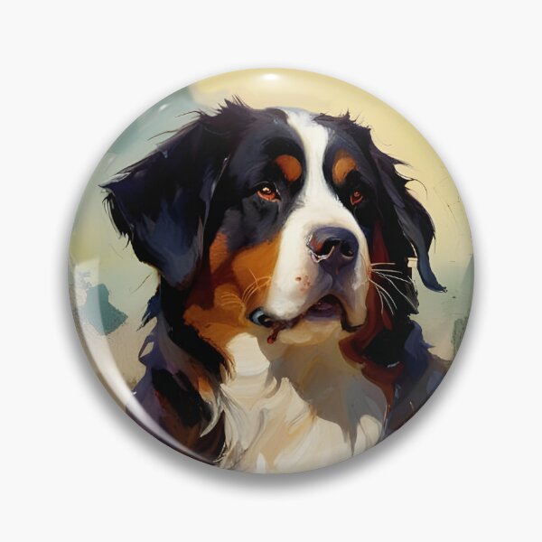Item preview, Bernese Mountain Dog portrait designed and sold by ebrawne.