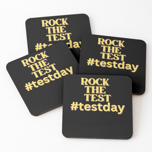 Item preview, Funny Rock The Test Final Exam Testing Teacher Student designed and sold by MagicSD Designs.