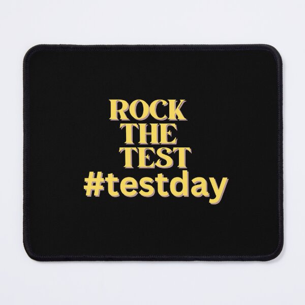 Item preview, Funny Rock The Test Final Exam Testing Teacher Student designed and sold by MagicSD Designs.