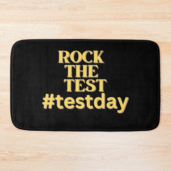 Item preview, Funny Rock The Test Final Exam Testing Teacher Student designed and sold by MagicSD Designs.