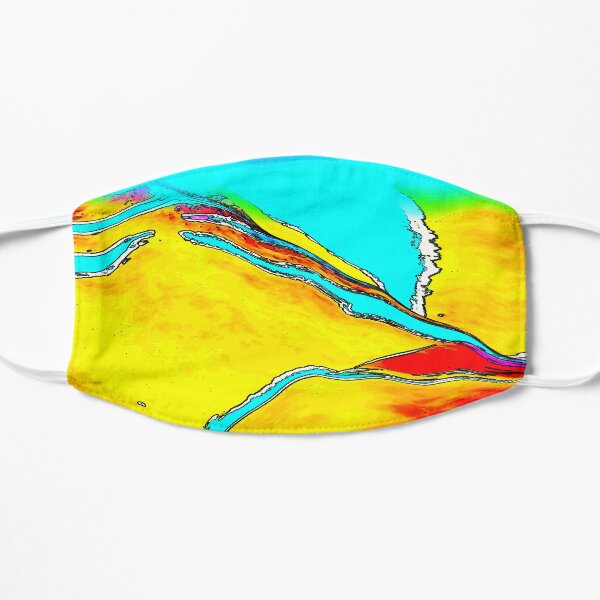 Imagine A Life Full Of Colours Flat Mask