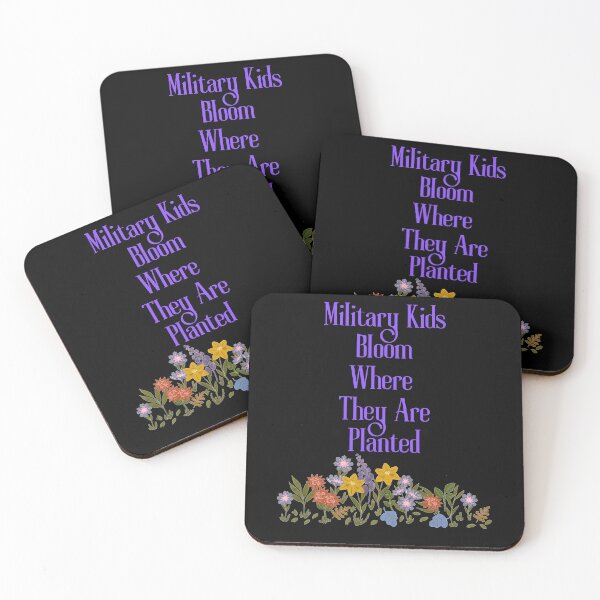 Item preview, Military Kids Bloom Where They Are Planted Hero Service designed and sold by MagicSD Designs.