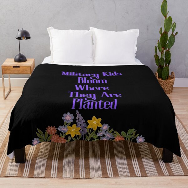 Item preview, Military Kids Bloom Where They Are Planted Hero Service designed and sold by MagicSD Designs.