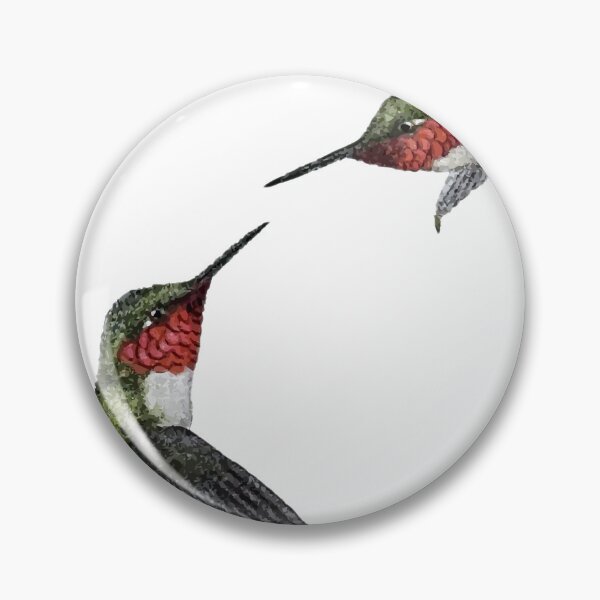 Item preview, Ruby Throated Hummingbird designed and sold by EcoscienceArt.