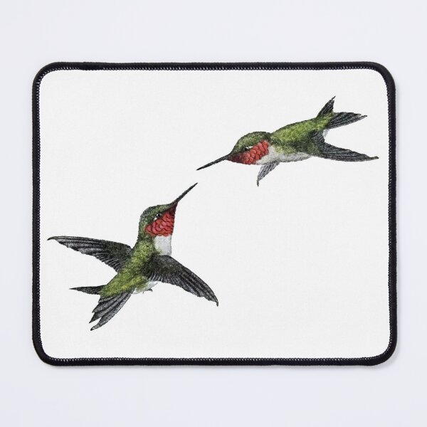 Item preview, Ruby Throated Hummingbird designed and sold by EcoscienceArt.