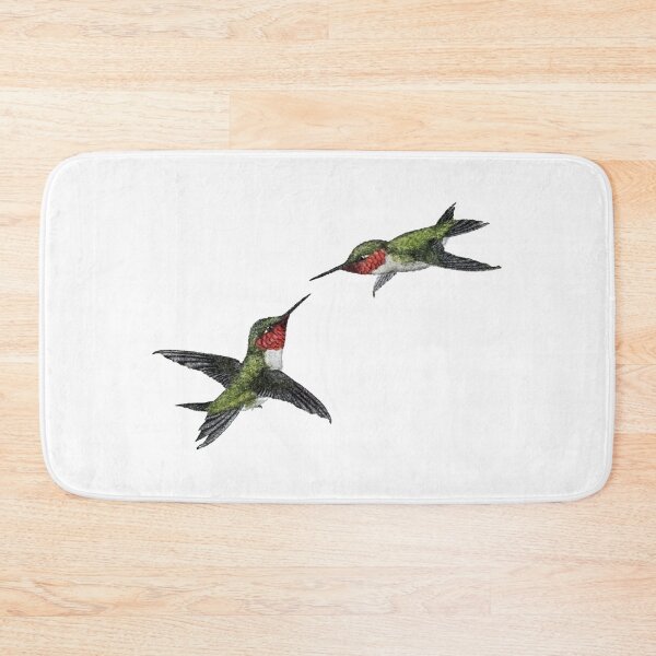 Item preview, Ruby Throated Hummingbird designed and sold by EcoscienceArt.