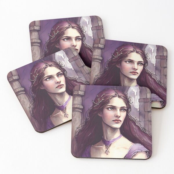 Item preview, Damsel Matilda Touched By Sorrow Pre Raphaelite Inspired Medieval Maiden  designed and sold by CGSGraphics.