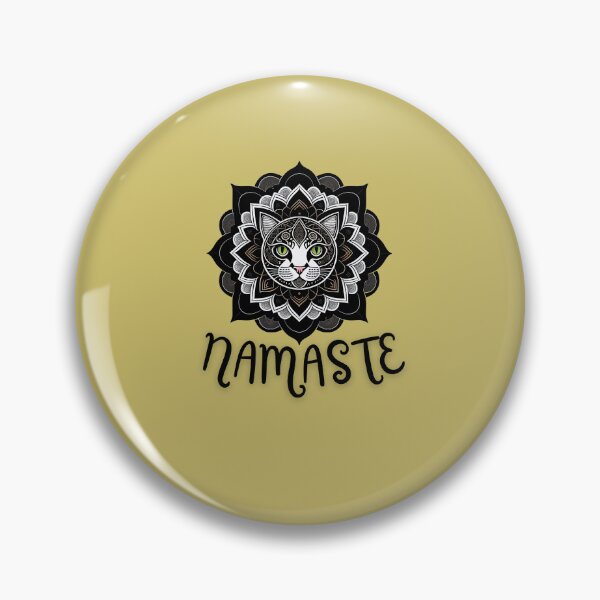Item preview, Mandala Cat, Namaste Yoga Meditation Buddhism designed and sold by tonyram4219.