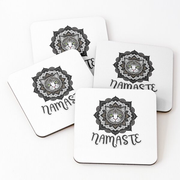 Item preview, Mandala Cat, Namaste Yoga Meditation Buddhism designed and sold by tonyram4219.