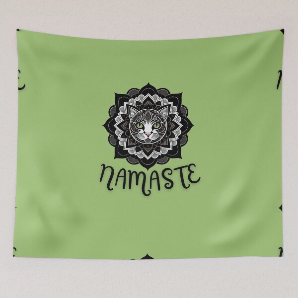 Item preview, Mandala Cat, Namaste Yoga Meditation Buddhism designed and sold by tonyram4219.