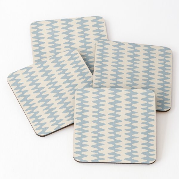 Item preview, Vertical Waves Pastel Blue designed and sold by FAROSSTUDIO.