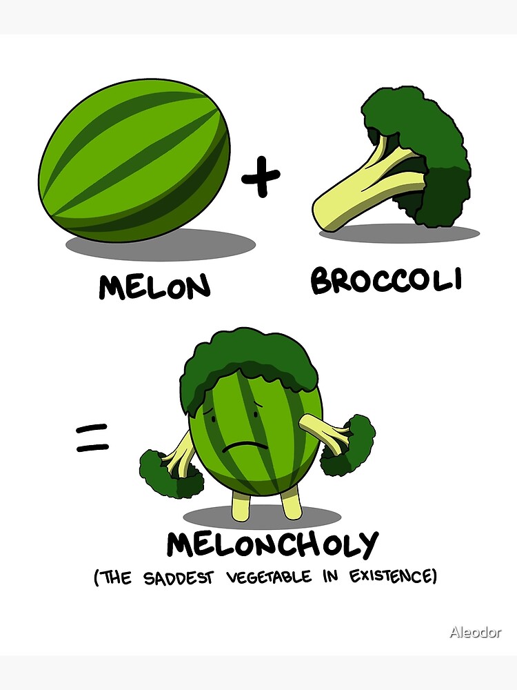 "Funny Melon" Poster by Aleodor Redbubble