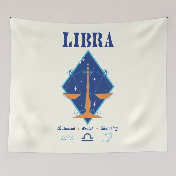 Item preview, Libra Scales - Indigo designed and sold by VenusandMoon.
