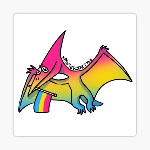 Pride Dinosaur - Panterodactyl Sticker