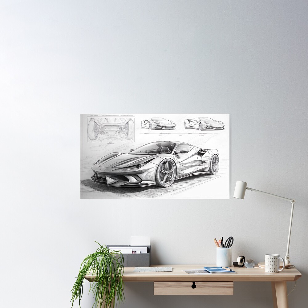 Ferrari Posters Online - Shop Unique Metal Prints, Pictures, Paintings