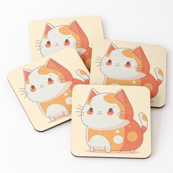 Item preview, Chubby Cute Spotted Cat designed and sold by RandomForestBot.