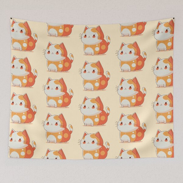 Item preview, Chubby Cute Spotted Cat designed and sold by RandomForestBot.
